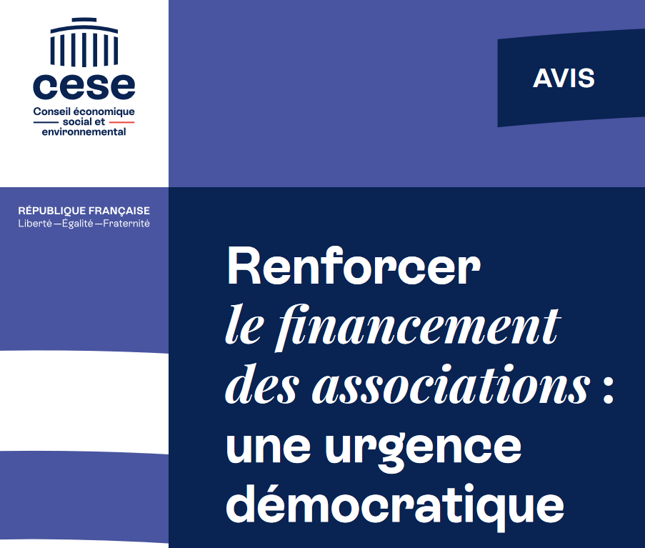« Renforcer le financement des associations : une urgence démocratique » : vote à l&rsquo;unanimité du CESE